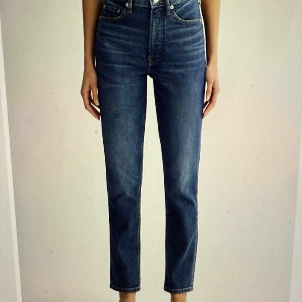 Everlane Women's Straight Leg Jeans - Dark Blue